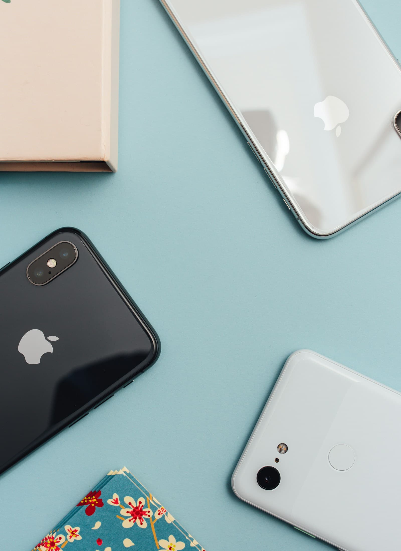 Hardware product frame — premium mobile interface
